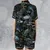 Satin Short-Sleeve Pajamas Set - VPN6313Q - 2