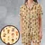 Satin Short-Sleeve Pajamas Set - 96GA29PP - 1