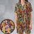 Satin Short-Sleeve Pajamas Set - VK5GS7E3 - 1