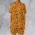 Satin Short-Sleeve Pajamas Set - UXJQGWPX - 2