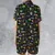 Satin Short-Sleeve Pajamas Set - V7AJ98FU - 2