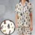 Satin Short-Sleeve Pajamas Set - BQAJVP31 - 1