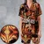 Satin Short-Sleeve Pajamas Set - LWVHBYRX - 1