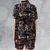 Satin Short-Sleeve Pajamas Set - SDDFPYJL - 2