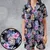 Satin Short-Sleeve Pajamas Set - R3DJFGUA - 1