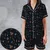 Satin Short-Sleeve Pajamas Set - DYJ4H3DW - 1