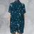 Satin Short-Sleeve Pajamas Set - M1J9VDRG - 2