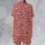 Satin Short-Sleeve Pajamas Set - 2KRFNGR8 - 2