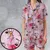 Satin Short-Sleeve Pajamas Set - GYAKJMGD - 1