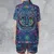 Satin Short-Sleeve Pajamas Set - AR4714H2 - 2