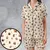 Satin Short-Sleeve Pajamas Set - L8SN1LYW - 1