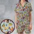 Satin Short-Sleeve Pajamas Set - BZGXLSGV - 1