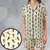 Satin Short-Sleeve Pajamas Set - SZVM3SLZ - 1