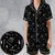 Satin Short-Sleeve Pajamas Set - 6XX3ADUH - 1