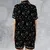 Satin Short-Sleeve Pajamas Set - 6XX3ADUH - 2