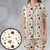 Satin Short-Sleeve Pajamas Set - DBUU4PJ3 - 1