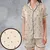 Satin Short-Sleeve Pajamas Set - XX224V6U - 1
