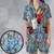 Satin Short-Sleeve Pajamas Set - 688SSSNW - 1