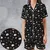 Satin Short-Sleeve Pajamas Set - RZT5AGFX - 1