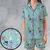 Satin Short-Sleeve Pajamas Set - 6233STQE - 1