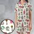 Satin Short-Sleeve Pajamas Set - 8DCYULLX - 1