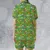 Satin Short-Sleeve Pajamas Set - NMZMFQ38 - 2