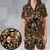 Satin Short-Sleeve Pajamas Set - 5DJFGDMW - 1