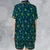 Satin Short-Sleeve Pajamas Set - F2JJX3HR - 2