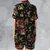 Satin Short-Sleeve Pajamas Set - C83VNQHE - 2