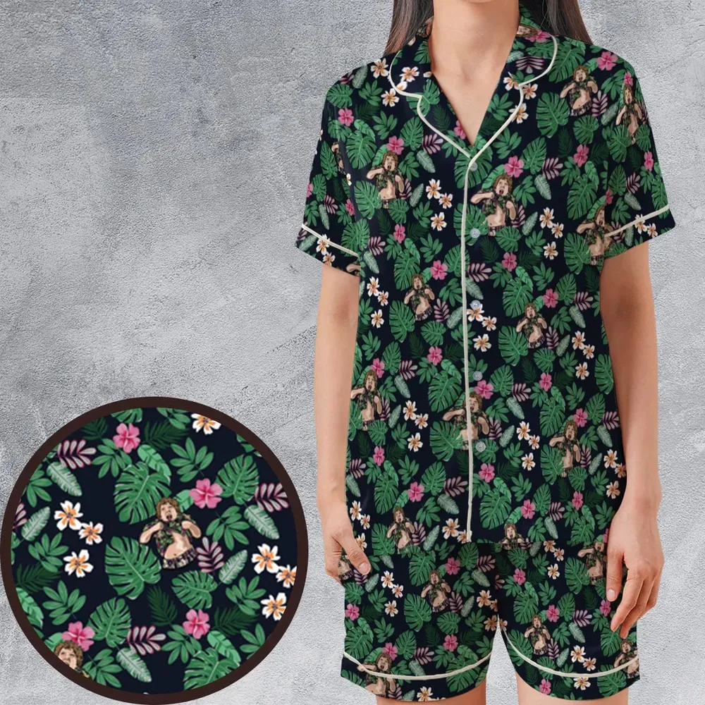 Truffle Shuffle The Goonies Satin Short-Sleeve Pajamas Set - 1