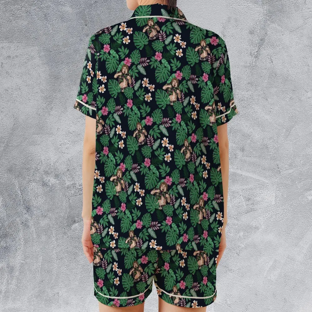 Truffle Shuffle The Goonies Satin Short-Sleeve Pajamas Set - 2