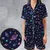 Satin Short-Sleeve Pajamas Set - YELB8BYY - 1