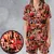 Satin Short-Sleeve Pajamas Set - JSA5QZJ7 - 1