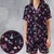 Satin Short-Sleeve Pajamas Set - TXZC6WWT - 1
