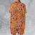 Satin Short-Sleeve Pajamas Set - 6RE6T9FB - 2