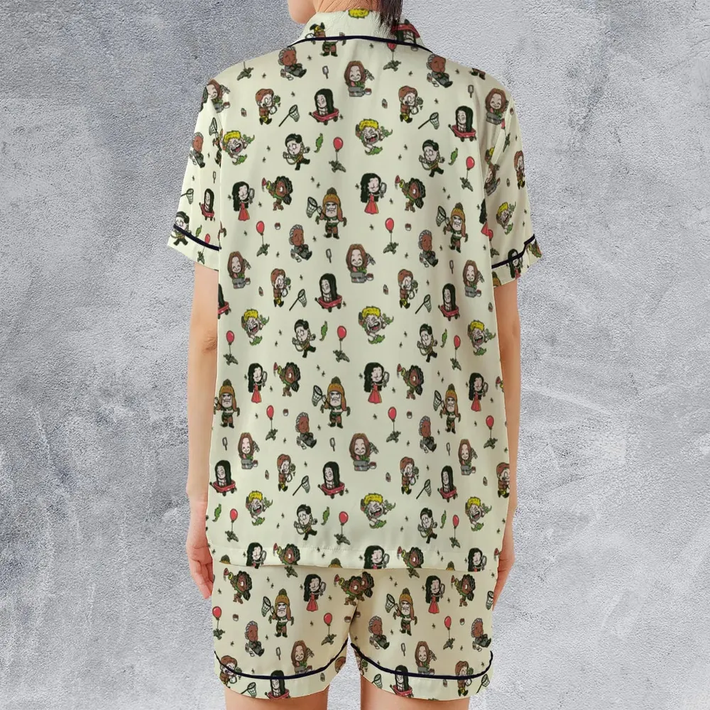 Firefly Characters Satin Short-Sleeve Pajamas Set - 2