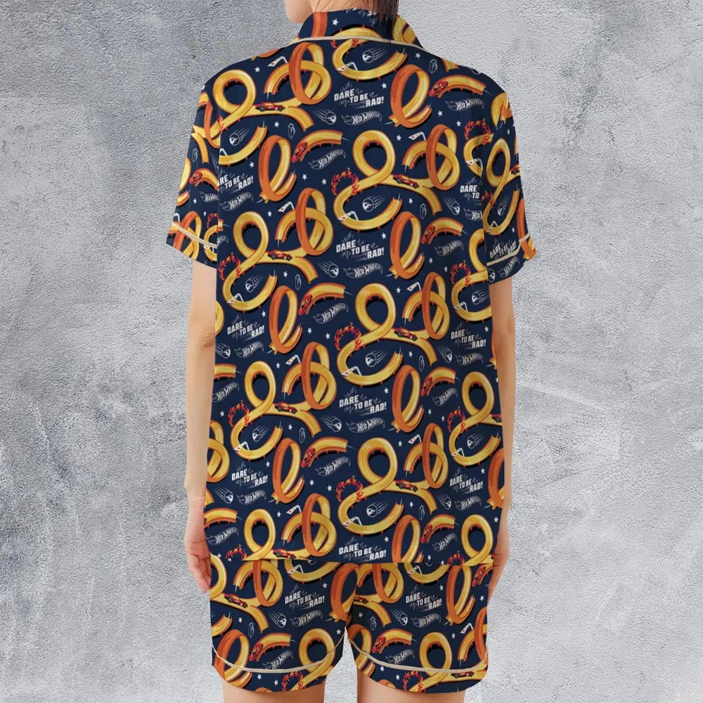 Hot Wheels Satin Short-Sleeve Pajamas Set - 2