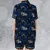 Satin Short-Sleeve Pajamas Set - MU4NKHW2 - 2
