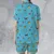 Satin Short-Sleeve Pajamas Set - XQ5KCL1X - 2