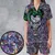 Satin Short-Sleeve Pajamas Set - EAQBR2M7 - 1