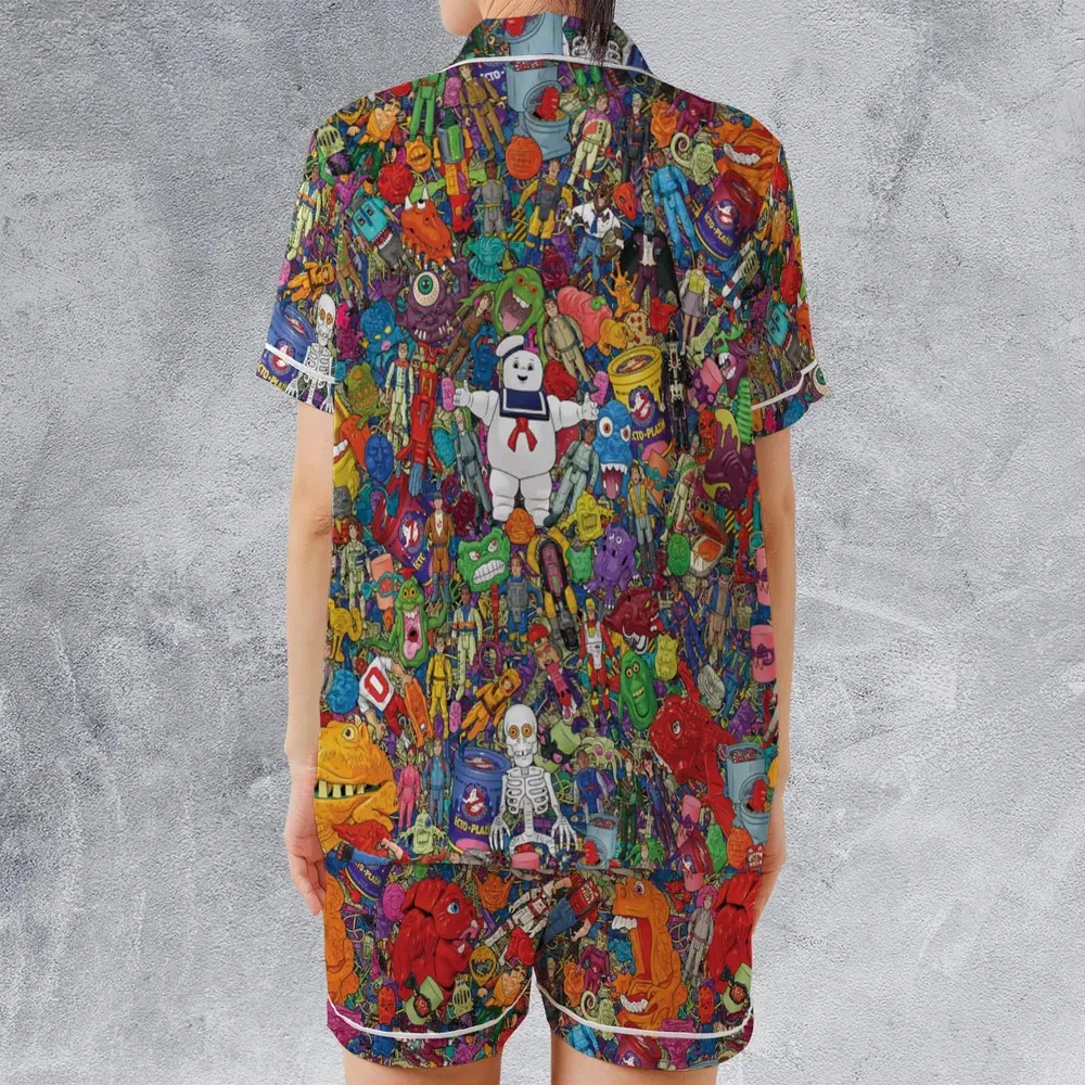 Ghostbusters Toybox Satin Short-Sleeve Pajamas Set - 2