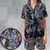 Satin Short-Sleeve Pajamas Set - 5Y29FT6M - 1