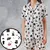 Satin Short-Sleeve Pajamas Set - WNAT1FA8 - 1