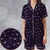 Satin Short-Sleeve Pajamas Set - DQFTA5HM - 1