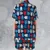 Satin Short-Sleeve Pajamas Set - TDP8JG6S - 2