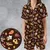 Satin Short-Sleeve Pajamas Set - MUAR3V9B - 1