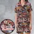 Satin Short-Sleeve Pajamas Set - WEPYRGVH - 1