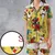 Satin Short-Sleeve Pajamas Set - WDAAYSBT - 1