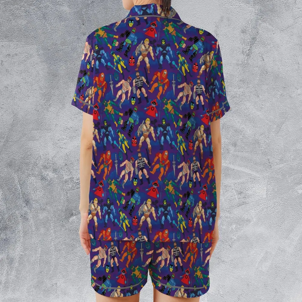 MOTU Figures Satin Short-Sleeve Pajamas Set - 2