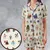 Satin Short-Sleeve Pajamas Set - SVANG7DT - 1